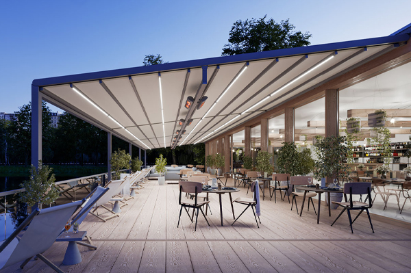 Retracable roof - markilux Brisbane by Dove Industry