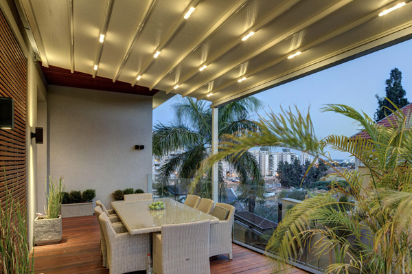 Lighting on retractable roof systems Brisbane